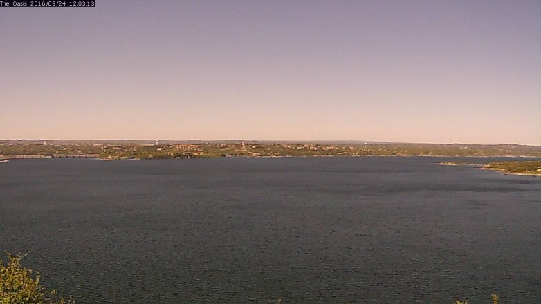 Lake Travis webcam, March 24, 2016 11:10 AM CT