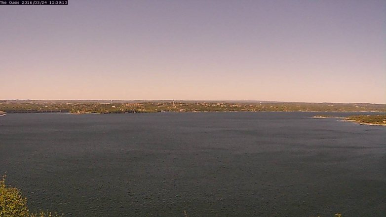 Lake Travis webcam, March 24, 2016 11:45 AM CT