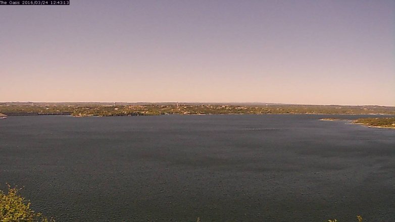 Lake Travis webcam, March 24, 2016 11:50 AM CT