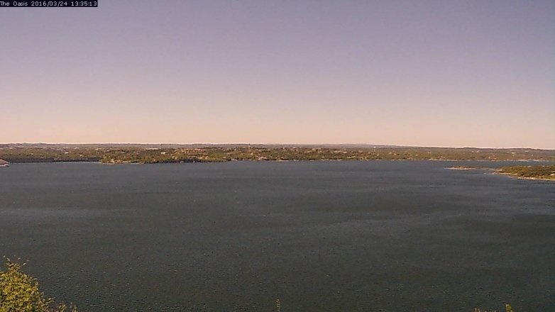 Lake Travis webcam, March 24, 2016 12:40 PM CT