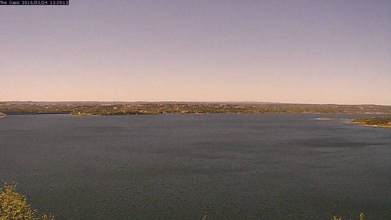 Lake Travis webcam, March 24, 2016 12:45 PM CT