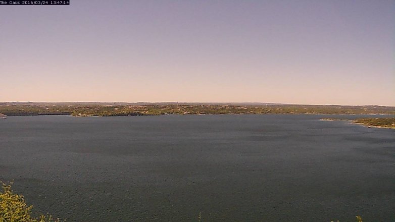 Lake Travis webcam, March 24, 2016 12:55 PM CT