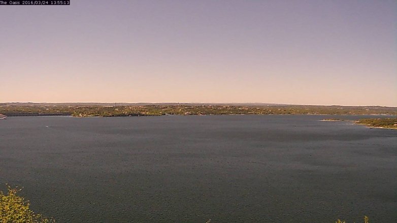 Lake Travis webcam, March 24, 2016 1:00 PM CT