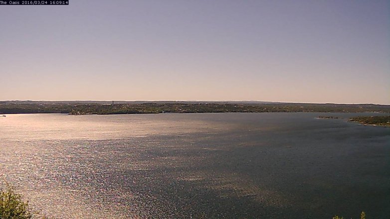 Lake Travis webcam, March 24, 2016 3:15 PM CT