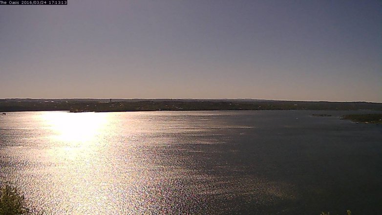 Lake Travis webcam, March 24, 2016 4:20 PM CT
