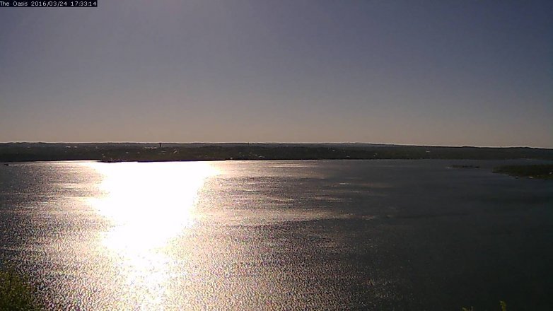 Lake Travis webcam, March 24, 2016 4:40 PM CT
