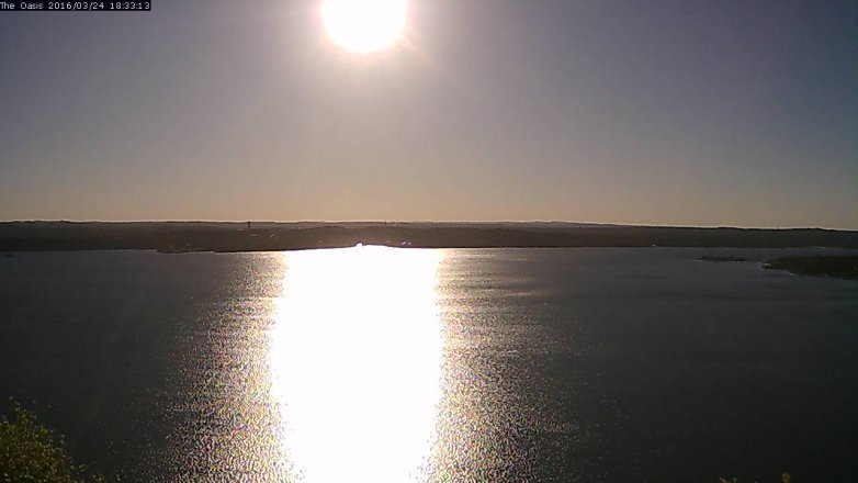 Lake Travis webcam, March 24, 2016 5:40 PM CT
