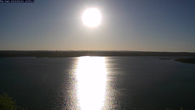 Lake Travis webcam, March 24, 2016 6:00 PM CT