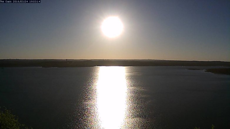Lake Travis webcam, March 24, 2016 6:10 PM CT