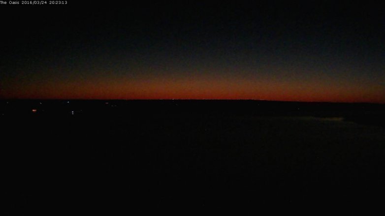 Lake Travis webcam, March 24, 2016 7:30 PM CT