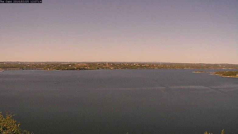 Lake Travis webcam, March 25, 2016 11:15 AM CT