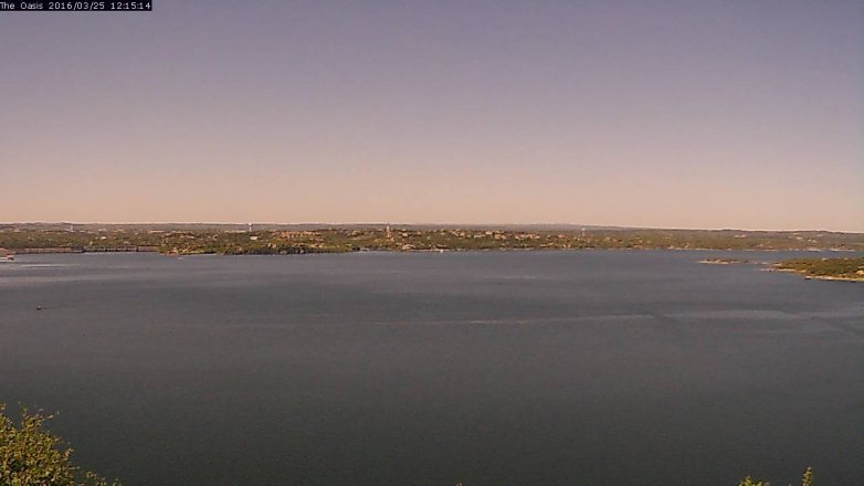 Lake Travis webcam, March 25, 2016 11:20 AM CT