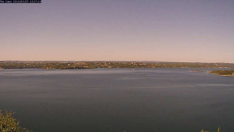 Lake Travis webcam, March 25, 2016 11:35 AM CT