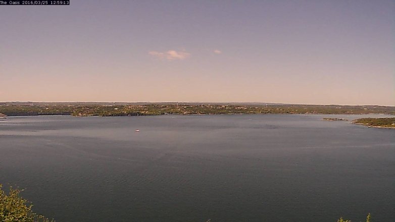 Lake Travis webcam, March 25, 2016 12:05 PM CT