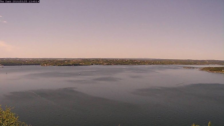 Lake Travis webcam, March 25, 2016 12:55 PM CT