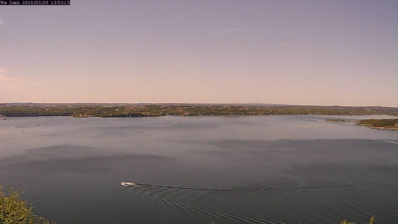 Lake Travis webcam, March 25, 2016 1:00 PM CT