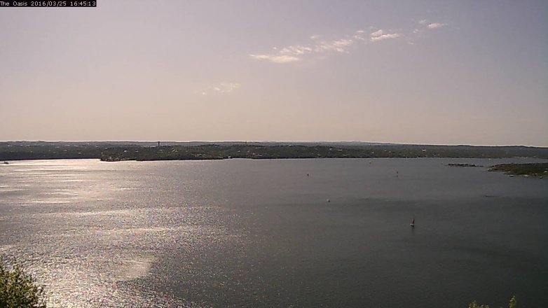 Lake Travis webcam, March 25, 2016 3:50 PM CT