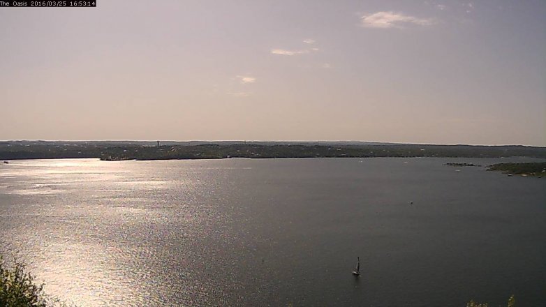 Lake Travis webcam, March 25, 2016 4:00 PM CT