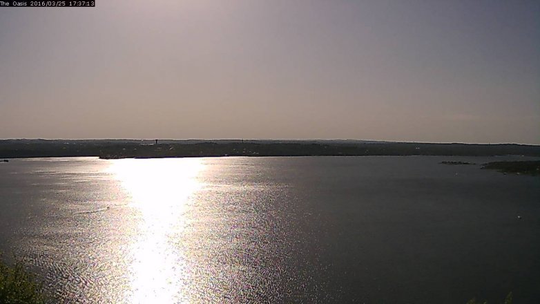 Lake Travis webcam, March 25, 2016 4:45 PM CT