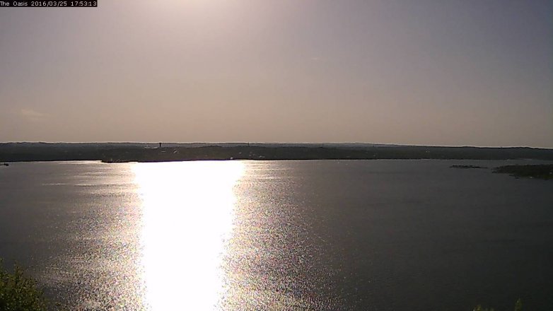 Lake Travis webcam, March 25, 2016 5:00 PM CT