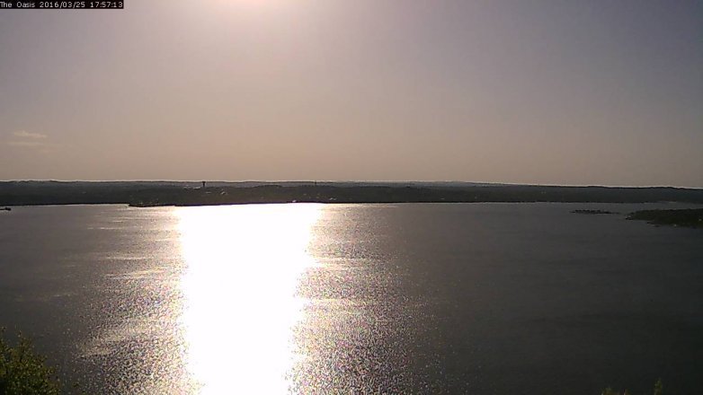 Lake Travis webcam, March 25, 2016 5:05 PM CT