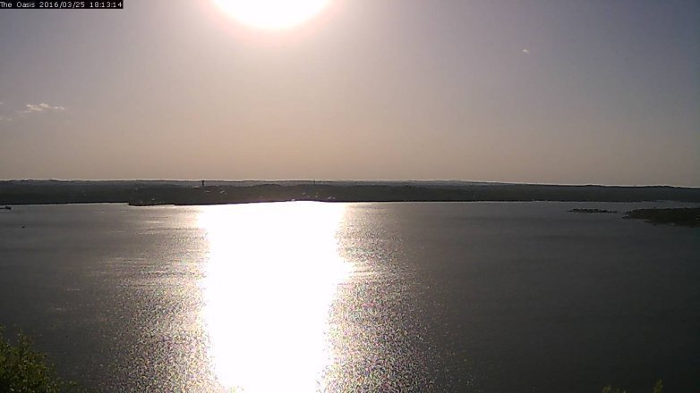 Lake Travis webcam, March 25, 2016 5:20 PM CT
