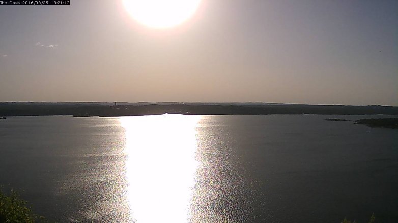 Lake Travis webcam, March 25, 2016 5:30 PM CT