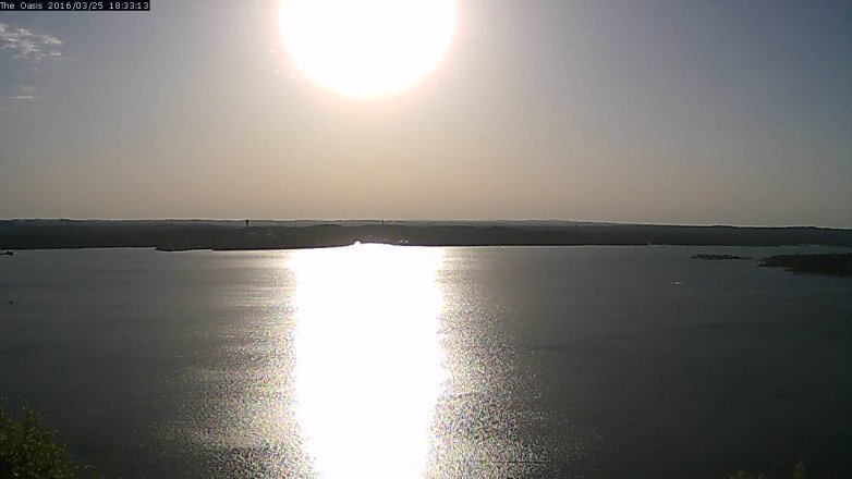Lake Travis webcam, March 25, 2016 5:40 PM CT