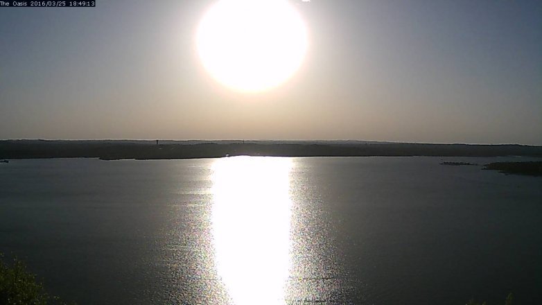 Lake Travis webcam, March 25, 2016 5:55 PM CT