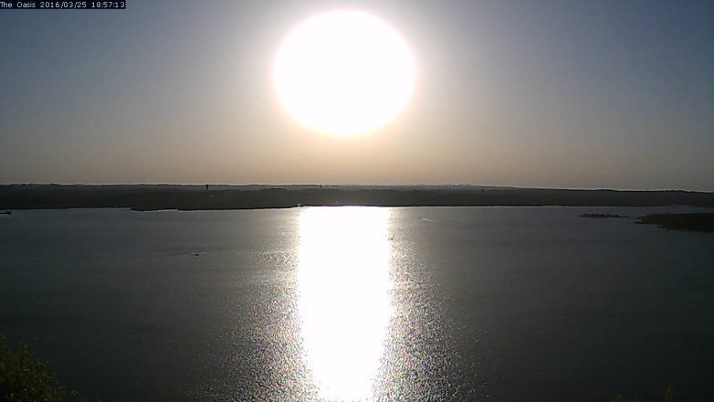 Lake Travis webcam, March 25, 2016 6:05 PM CT