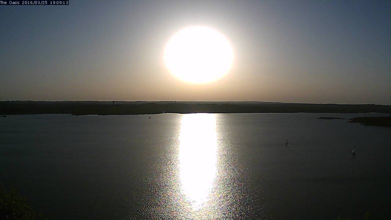 Lake Travis webcam, March 25, 2016 6:15 PM CT