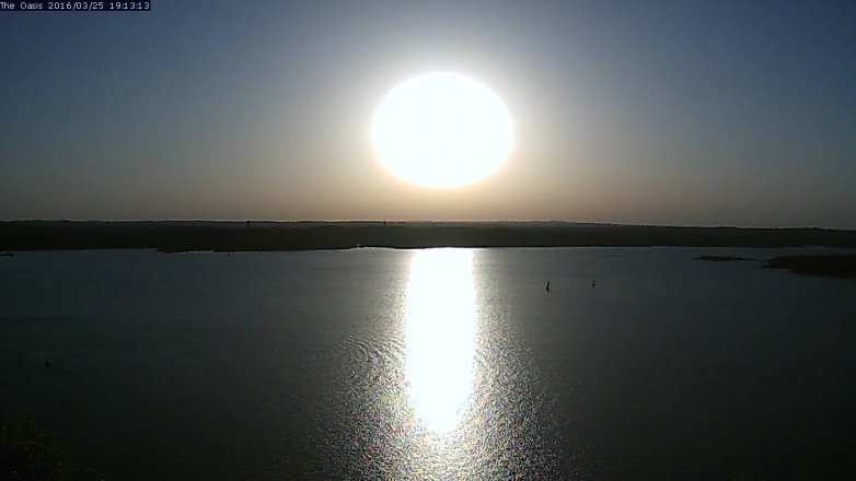 Lake Travis webcam, March 25, 2016 6:20 PM CT