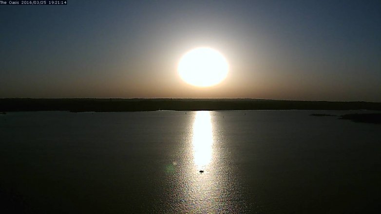 Lake Travis webcam, March 25, 2016 6:25 PM CT