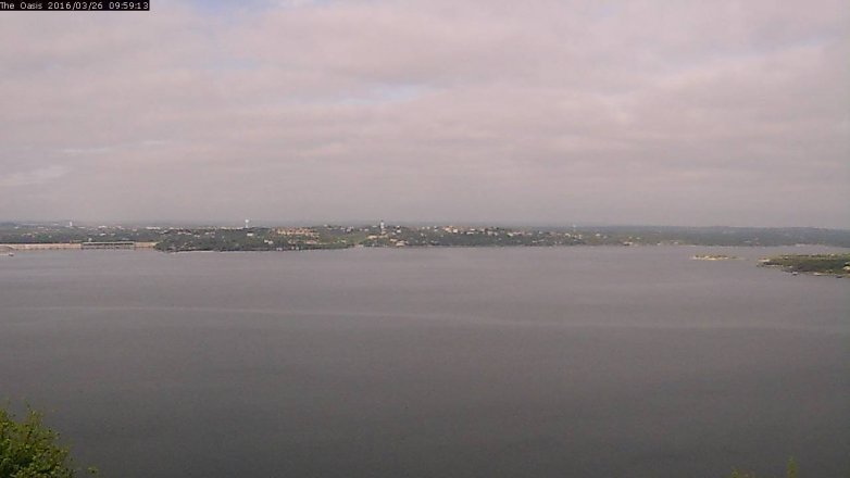 Lake Travis webcam, March 26, 2016 9:05 AM CT
