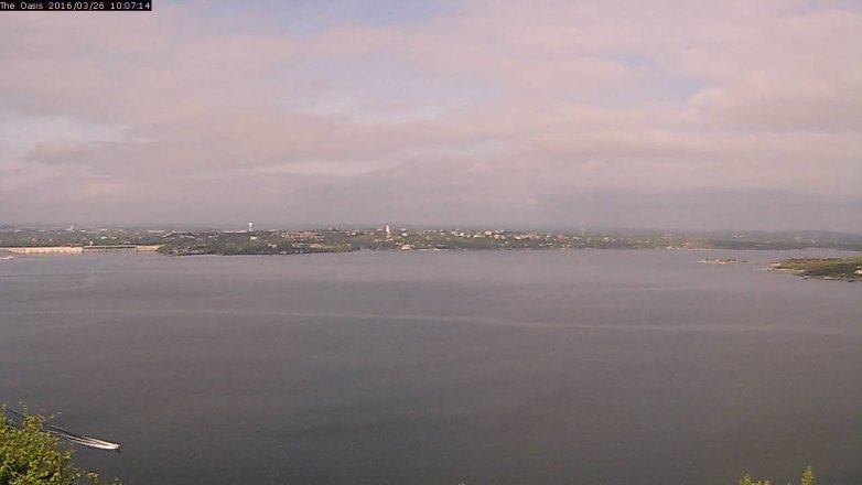 Lake Travis webcam, March 26, 2016 9:15 AM CT