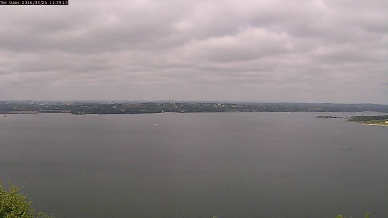 Lake Travis webcam, March 26, 2016 10:45 AM CT