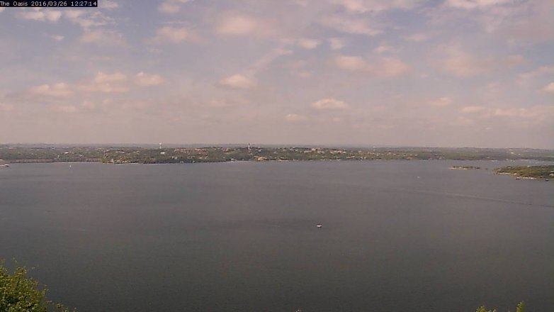 Lake Travis webcam, March 26, 2016 11:35 AM CT