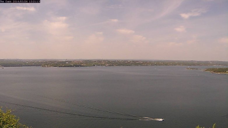 Lake Travis webcam, March 26, 2016 12:25 PM CT