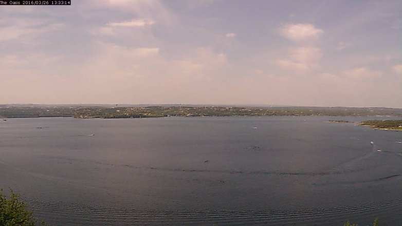 Lake Travis webcam, March 26, 2016 12:40 PM CT