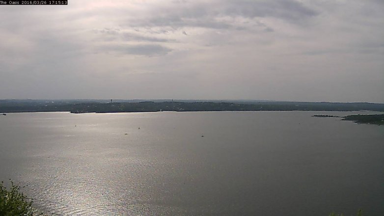 Lake Travis webcam, March 26, 2016 4:20 PM CT