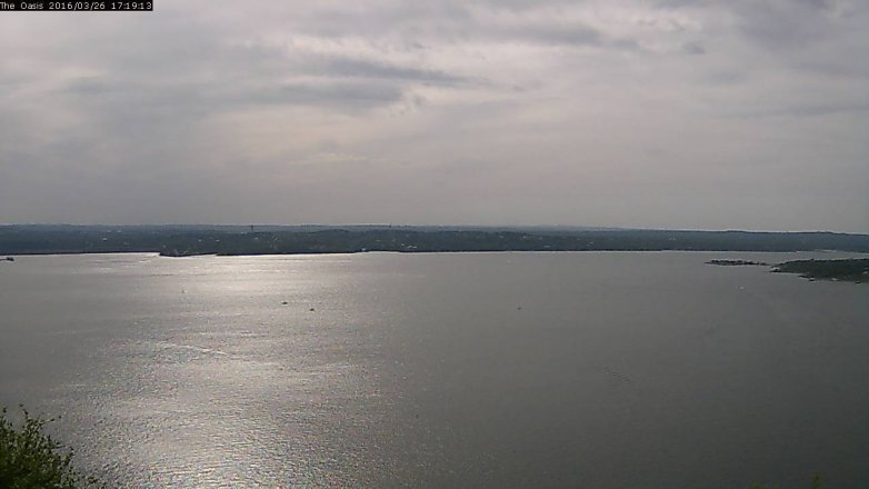 Lake Travis webcam, March 26, 2016 4:25 PM CT