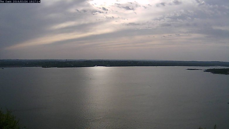 Lake Travis webcam, March 26, 2016 5:35 PM CT