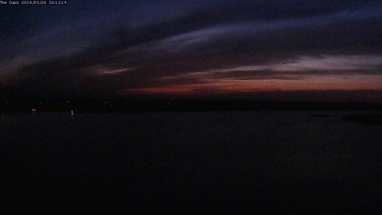 Lake Travis webcam, March 26, 2016 7:20 PM CT