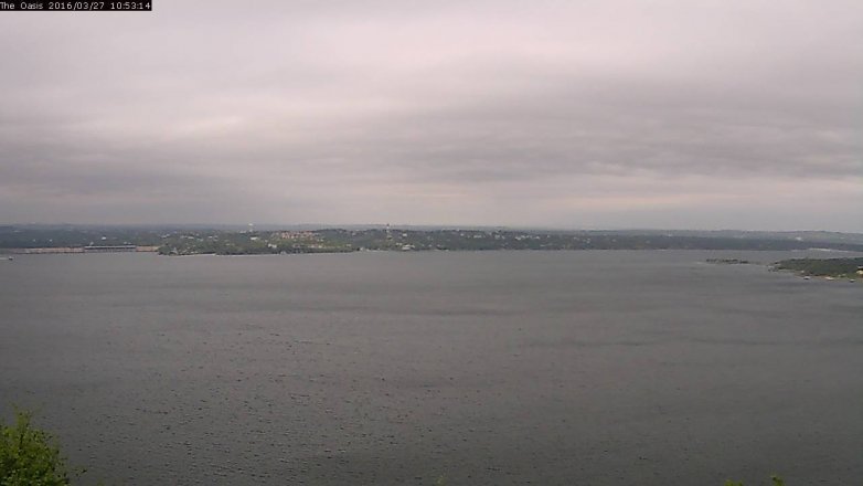 Lake Travis webcam, March 27, 2016 10:00 AM CT