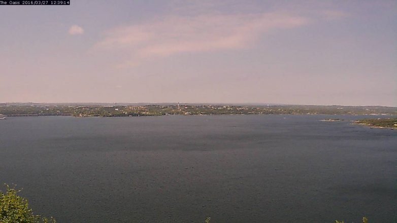 Lake Travis webcam, March 27, 2016 11:45 AM CT