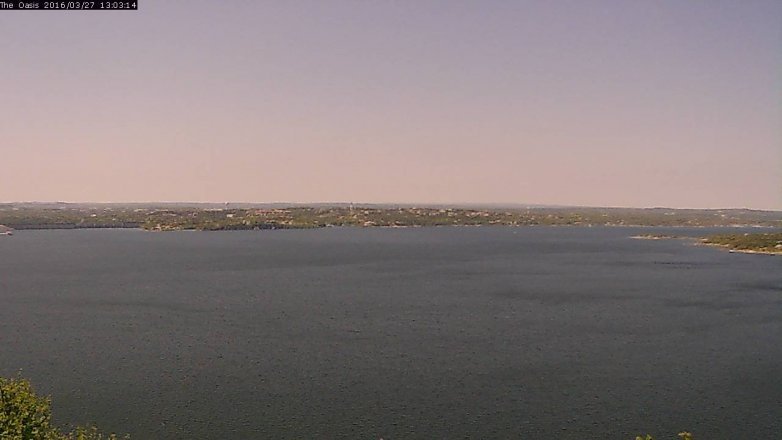 Lake Travis webcam, March 27, 2016 12:10 PM CT