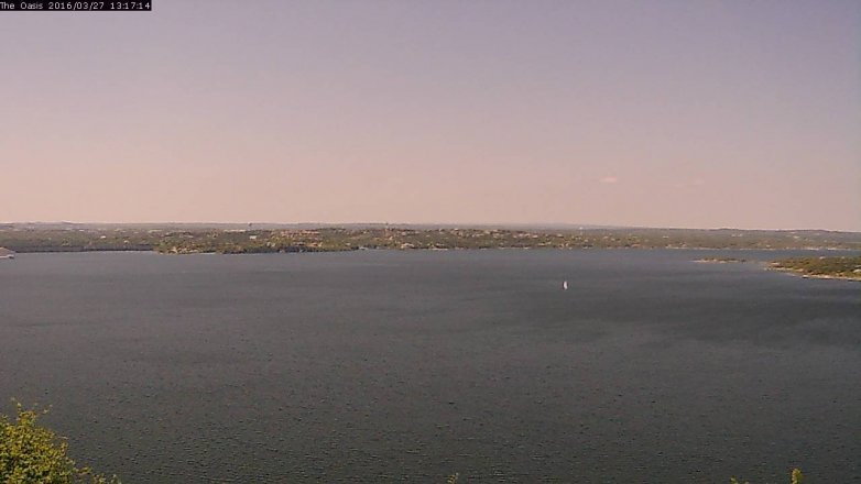 Lake Travis webcam, March 27, 2016 12:25 PM CT