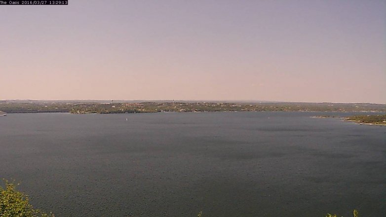 Lake Travis webcam, March 27, 2016 12:35 PM CT