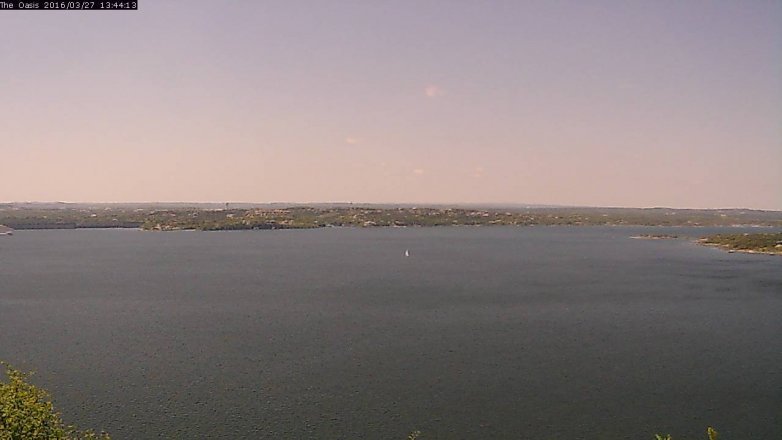 Lake Travis webcam, March 27, 2016 12:50 PM CT