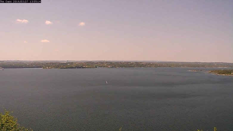Lake Travis webcam, March 27, 2016 1:00 PM CT